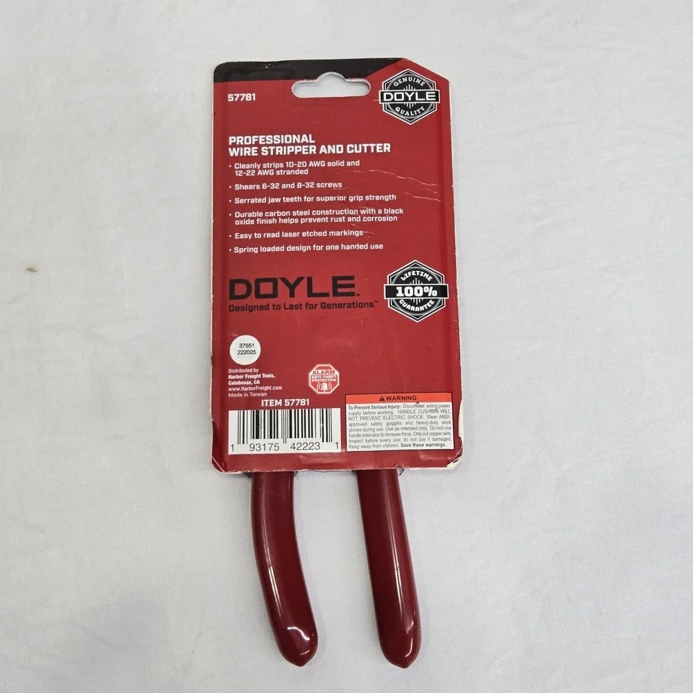 DOYLE Professional Wire Stripper and Cutter - Item #57781